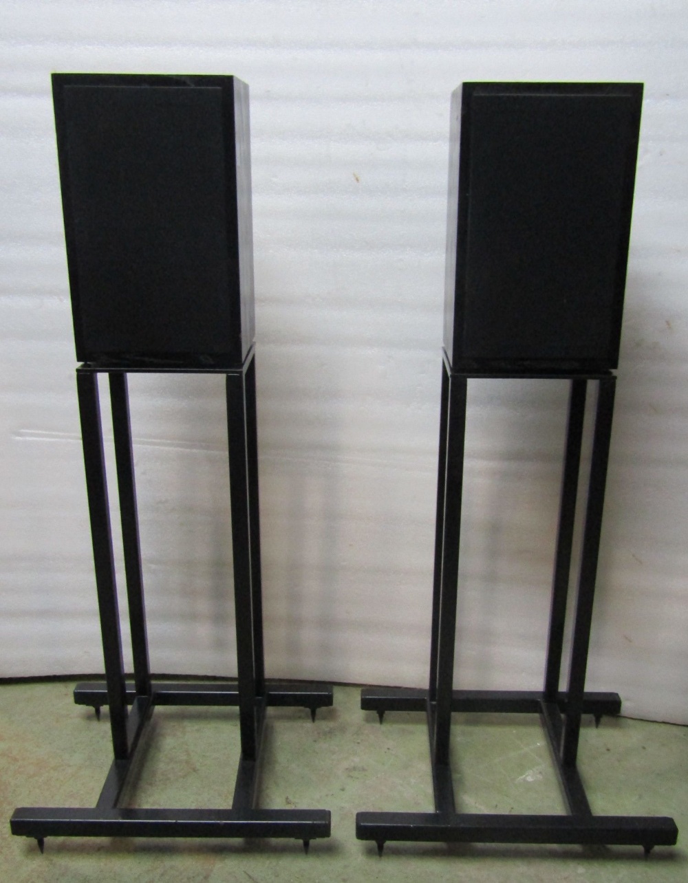 A pair of Linn Kan original MK1 speakers and stands