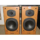 A pair of Tannoy Mercury M2 - cherry speakers