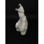 Royal Copenhagen figure of a polar bear, number 502, 33cm tall approx