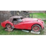 Triumph TR2 long door model - Chassis Number TS 1857, body number EB 1817 and 727783, mile-o-meter