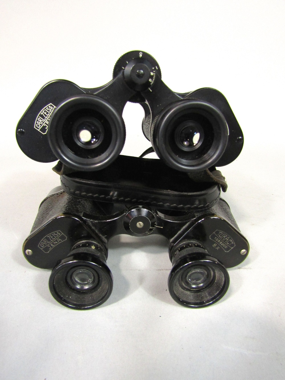 Two Carl Zeiss binoculars; Turact 8 x 24 (independent eye focus) and Silvarem 6 x 30 (very late - Image 2 of 2