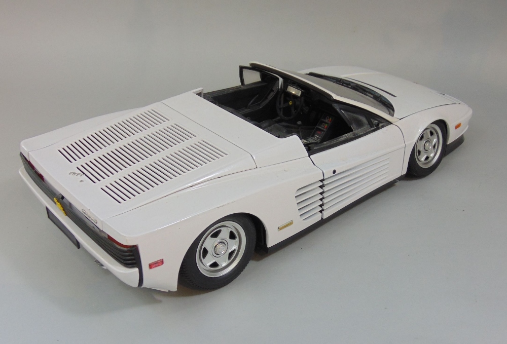 Two Testarossa Spider model cars by Pocher, assembled from a kit, each 55cm long (2) - Image 2 of 2