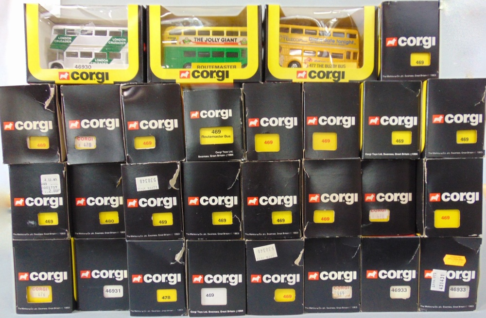 40 Corgi toys, all models of double decker buses, in original boxes - Image 2 of 2