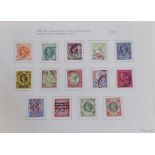 A full set of Queen Victoria Jubilee Issue 1887-1892, set of 14 (displayed in cabinet) (1)