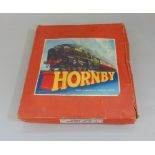 Boxed Hornby train, passenger set no 21, O gauge, including clockwork locomotive, tender and two