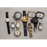 Collection of vintage watches to include Casio ProTrek with GPS navigation, Seiko quartz Chronograph