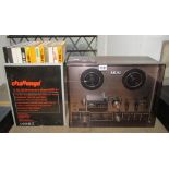An Akai 4000 DS Mk 2 reel to reel player, together with a collection of 30 boxed reels/tapes, mainly