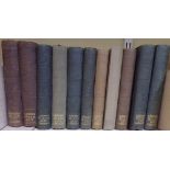 A run of 10 Victorian period diaries 1854-1864 - Letts diaries number 8, each enclosing an