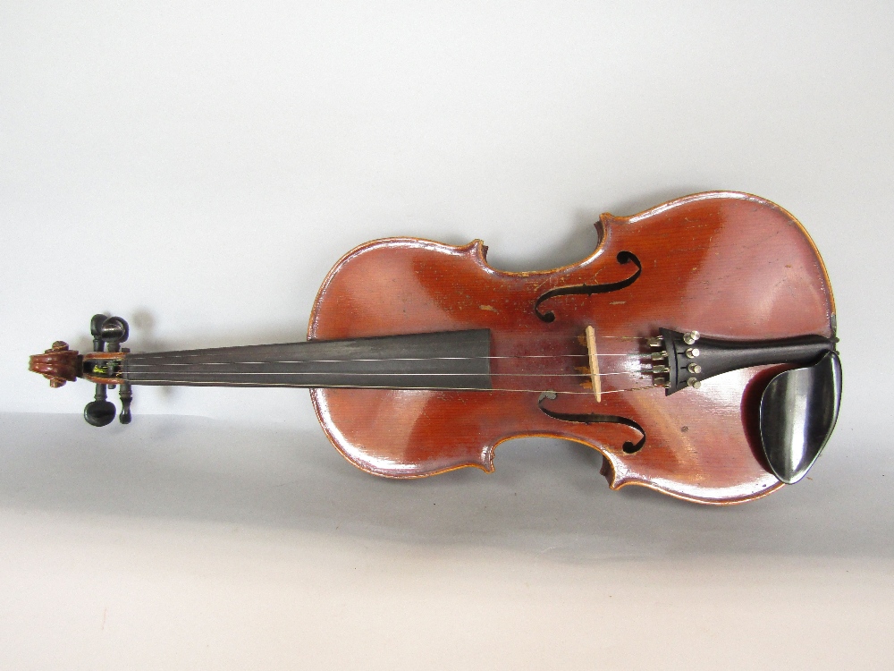A violin case and two bows, the Maidstone John G Murdoch Co Ltd London, timber case similarly - Image 2 of 2