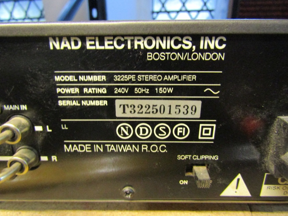 A Nad stereo amplifier model 3225 PE - Image 2 of 2