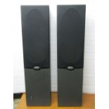 A pair of Polk Audio floorstanding speakers model RT400