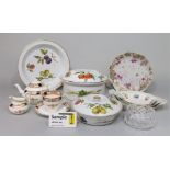 A quantity of Royal Worcester Evesham pattern wares including tureens and covers, seven dinner sized