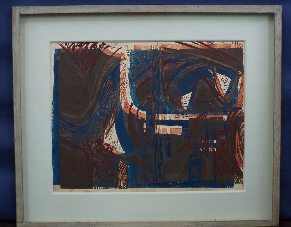 Ben Nicholson (1894-1982) - Untitled (Abstract), signed and dated 1937, Silkscreen, framed - Image 2 of 4