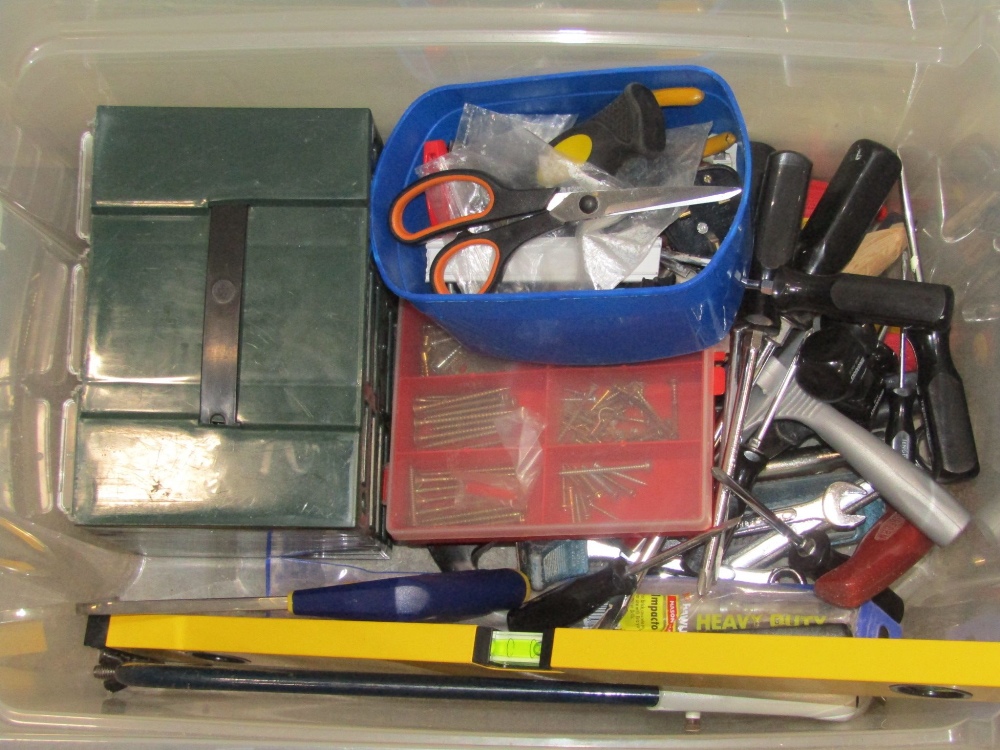 A box of good quality contemporary hand tools, etc - Image 2 of 2