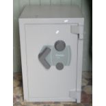 A Chubb Cobra Elite combination safe, (combination and key in office), approx 50 cm square x 75 cm