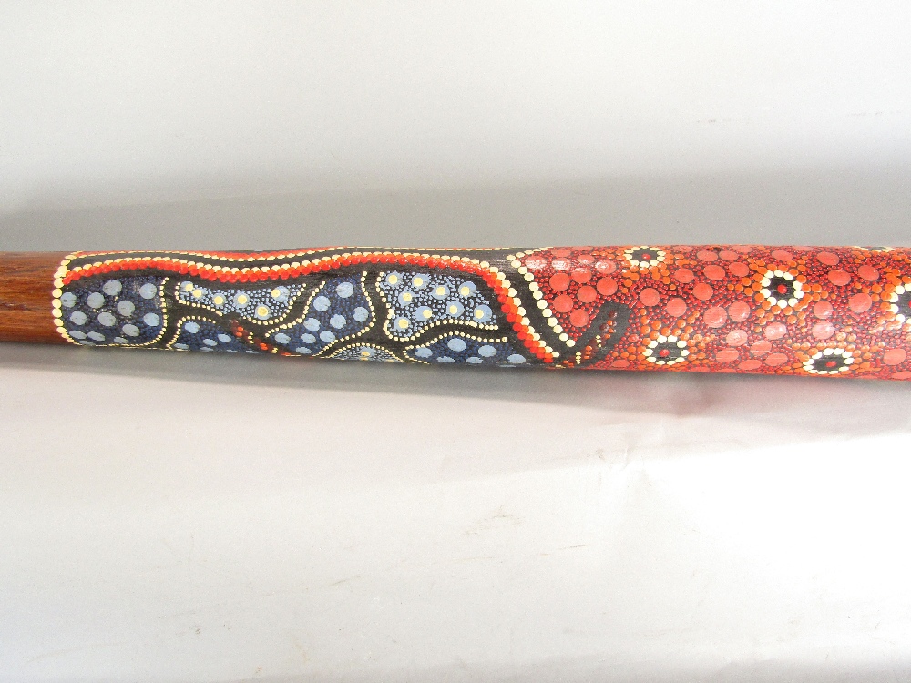 An aboriginal didgeridoo - Image 2 of 2