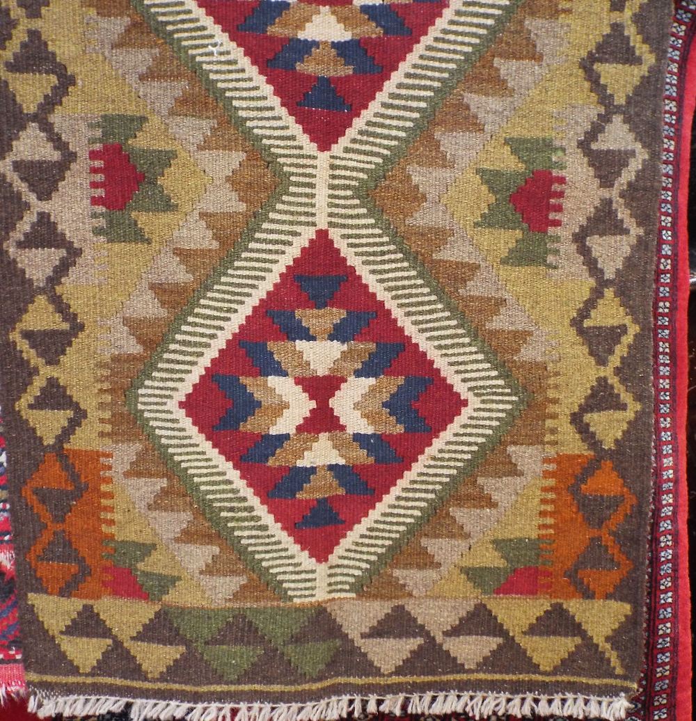 Maimana Kelim rug, 95 x 60cm