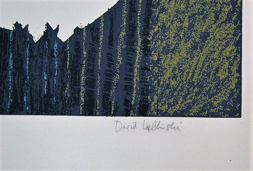 Brendan Neiland (B.1941) - Abstract metallic study in blue, signed and dated 1970, screen print, 6/ - Image 6 of 7