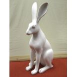 Blank canvas hare by Unknown From the 2018 Cotswolds Area Of Outstanding Natural Beauty Hare Trail