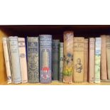 A collection of mainly late 19th and early 20th century children's adventure and reference books (