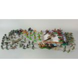 Britains model American civil war toy soldiers, with swords, rifles or bugles, etc, approx 75 in