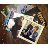 A quantity of vinyl LPS artists include Bob Dylan, Rolling Stones, Johnny Cash, etc (18)