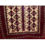 Good quality Persian runner with central geometric medallion decoration upon a red ground, 170 x