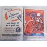 An album containing a quantity of Speedway News, Speedway Gazette and Speedway Echo, all dating from