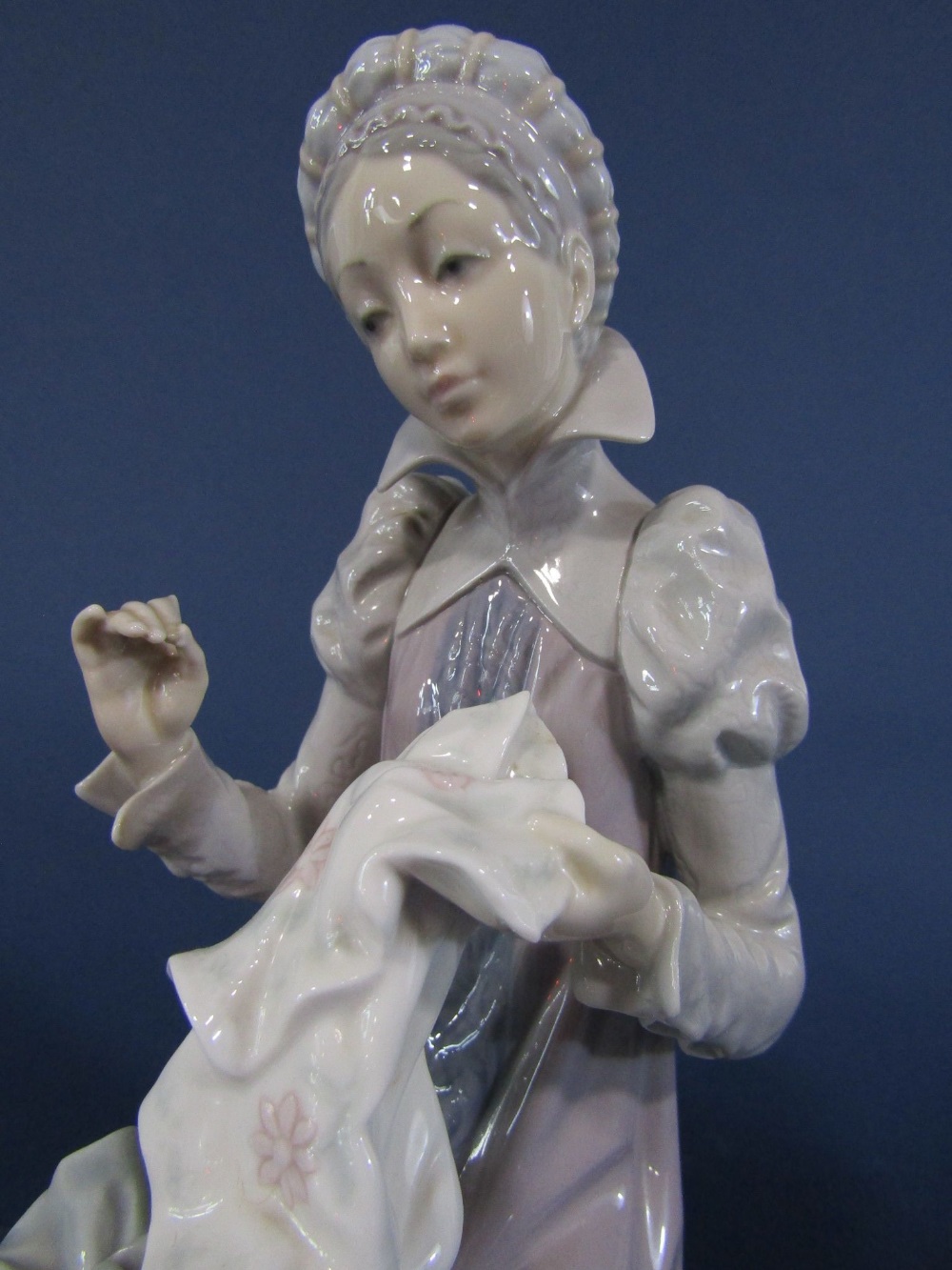 A Lladro Daisa figure of an alchemist, together with a Lladro Daisa figure of a woman with her - Image 3 of 3