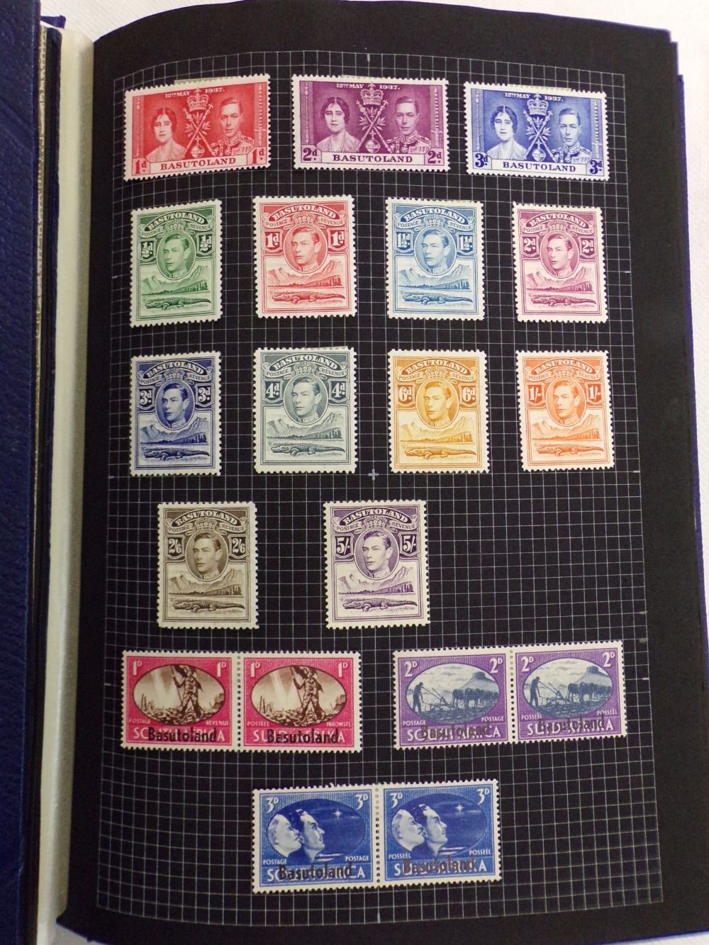 Four albums containing a collection of stamps from former British colonies in Africa including - Image 3 of 4