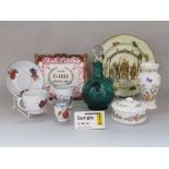 A collection of Royal Worcester Evesham pattern wares, Aynsley Cottage Garden pattern wares, a