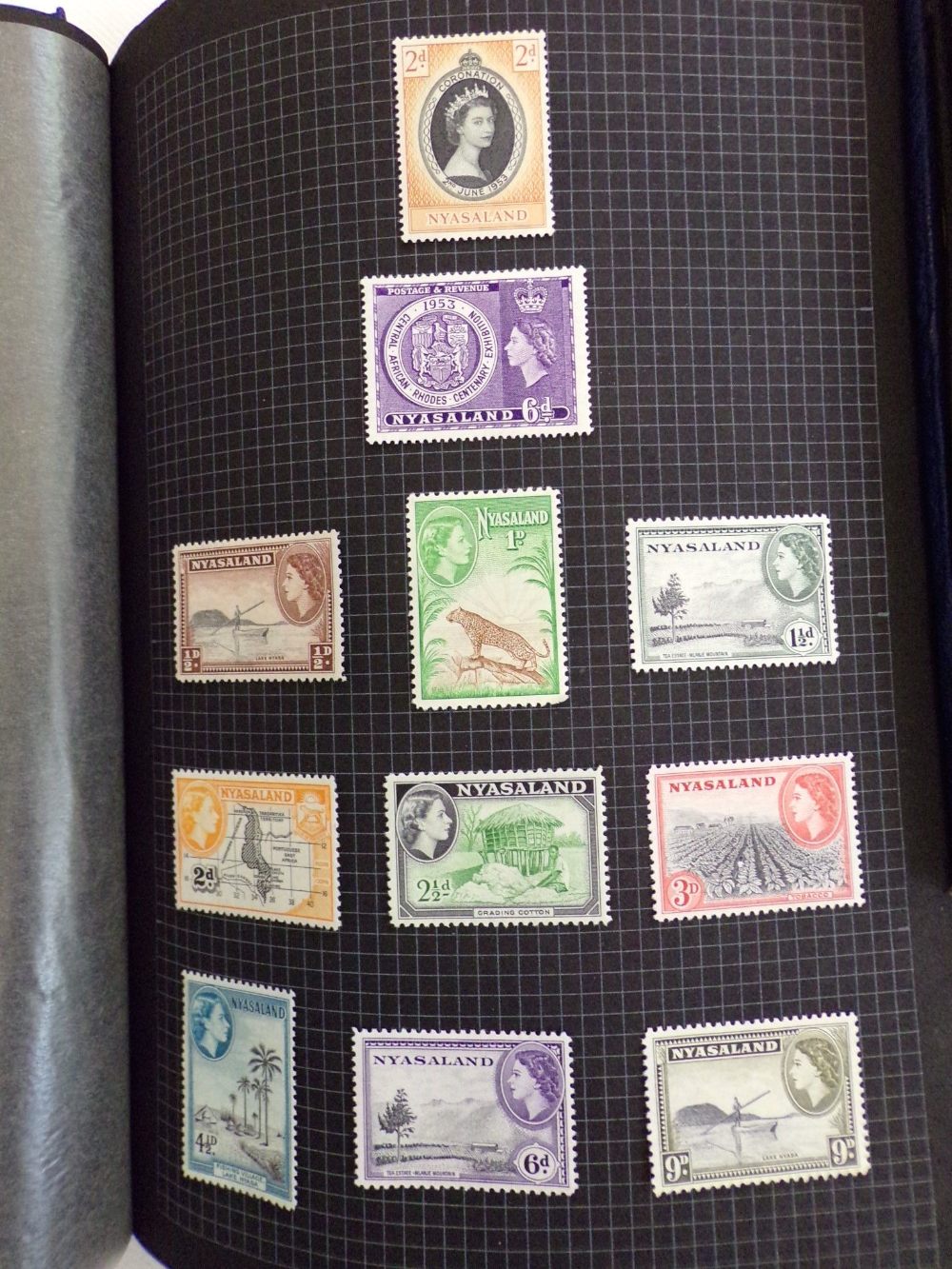 Four albums containing a collection of stamps from former British colonies in Africa including - Image 2 of 4