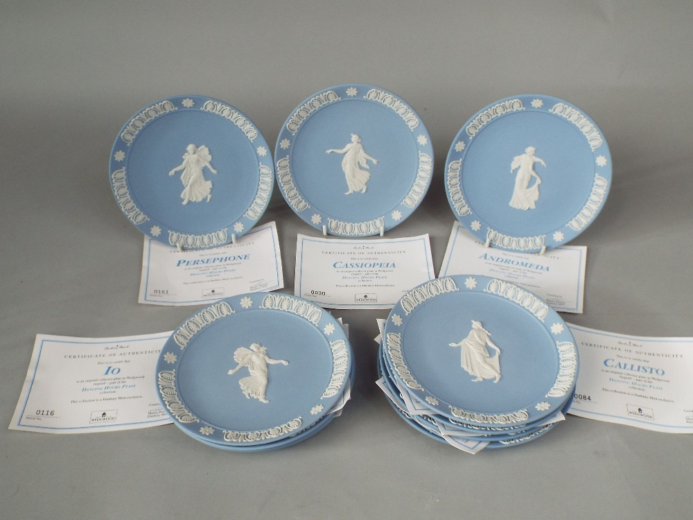 A collection of 21 Wedgwood Jasperware Mothering Sunday plates dating from 1970s and 80s, - Image 2 of 2