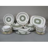 A collection of Spode Provence pattern dinner wares comprising a pair of tureens and covers, two