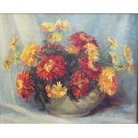 Jakoba (20th century) - Floral still life in the 17th century manner, oil on canvas, signed, 60 x 50