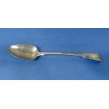 George IV silver fiddle pattern serving/basting spoon, maker W S 30 cm long, 4 ozs approx