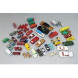 Approx 40 vintage model vehicles 24 by Lesney plus two field pump pieces, Corgi 'Black Beauty, The