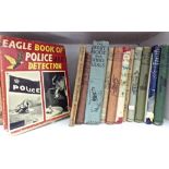 A collection of vintage children's books including Eagle Annuals, Wonder Books, etc (12)