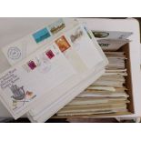 A box containing a collection of Irish FDCs, various dates (1)