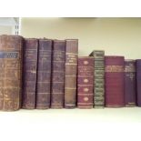 A mixed collection of late 19th century and other books, including four bound copies of Sunday at