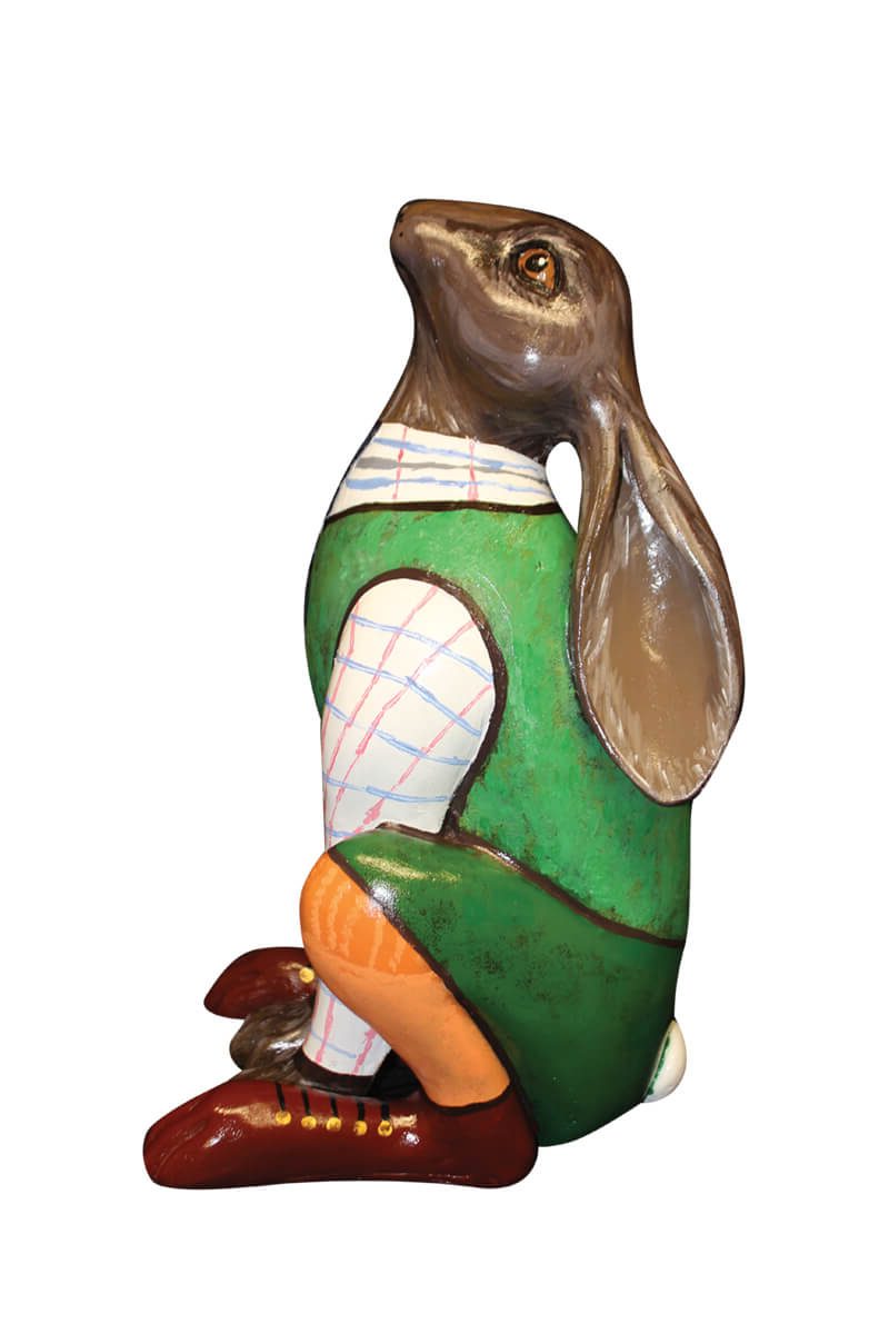 Tally Hare by Will Axel-Berg, 46cm high From the 2018 Cotswolds Area Of Outstanding Natural Beauty