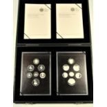 SILVER PROOF SETS OF ELIZABETH II COINS, 'EMBLEMS OF BRITAIN', £1 - 5 PENCE, (7) No. 2943, 'ROYAL