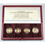 GOLD PROOF ELIZABETH II PATTERN POUND COLLECTION, 2003 (4) No. 146, WITH C OF A, CASED AND BOXED.