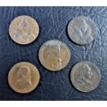 BRITISH 18TH CENTURY TOKENS, SUSSEX, CHICHESTER, OB. QUEEN ELIZABETH I, REV. CHICHESTER CROSS