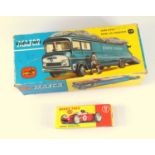 CORGI MAJOR 'ECURIE ECOSSE' RACING CAR TRANSPORTER, AND FERRARI RACING CAR 242