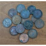 GEORGE IV PENNIES, 1826 (2), V.F., AND FINE, WILLIAM IV PENNY 1831, VICTORIAN PENNIES, 1841, 1853,