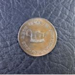 BRITISH 18TH CENTURY TOKEN (OF LOCAL INTEREST) SURREY, CROYDON, OB. A CYPHER ?DG?. HALFPENNEY,