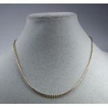 ITALIAN 18 CT GOLD BOX CHAIN NECKLACE (L. 39.5 CM) 4.8 GRAMS