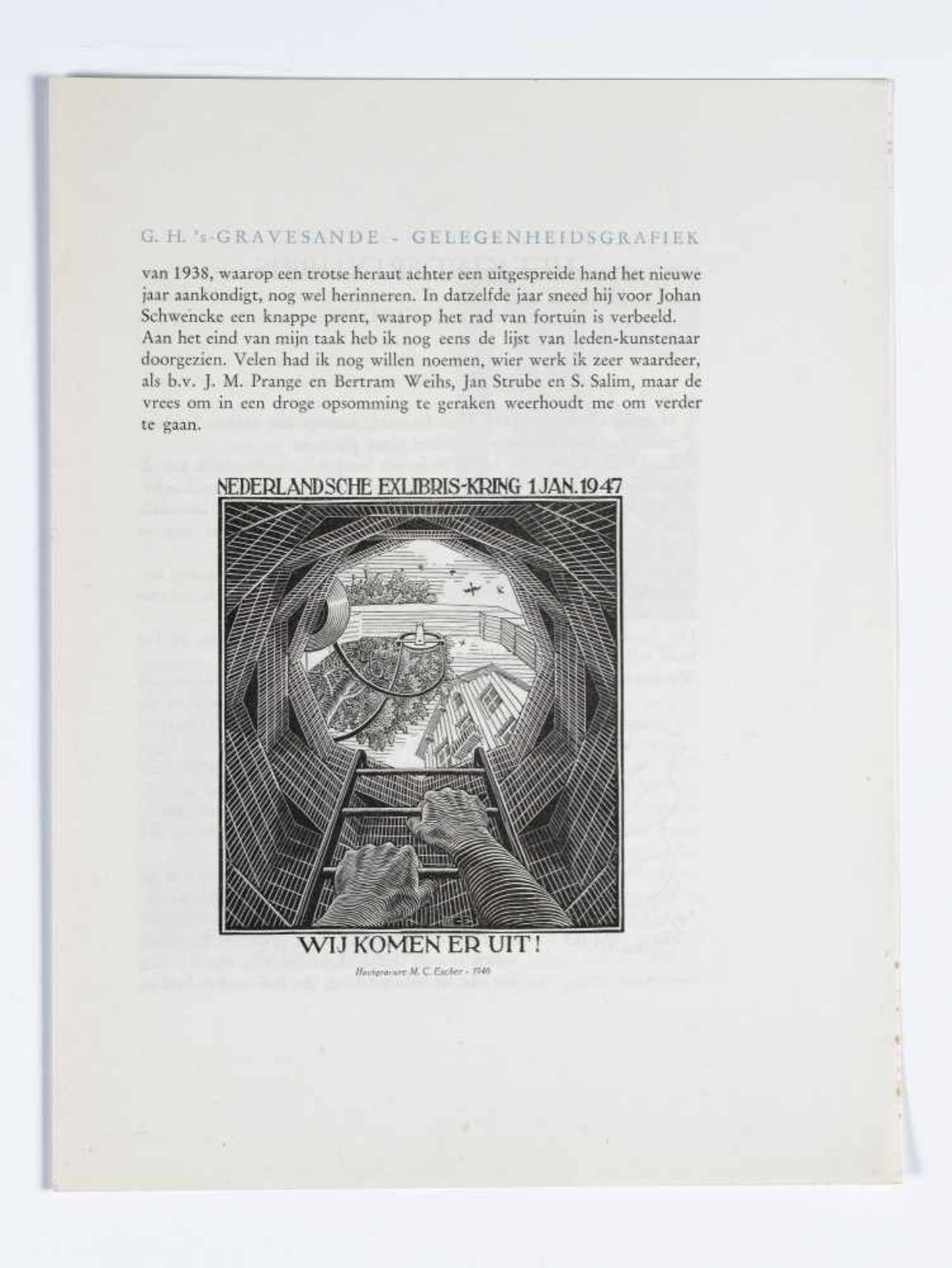 Maurits Cornelis Escher (1898-1972) Vijf bladzijdes uit 'Regelmatige vlakverdeling' door M.C. - Image 10 of 12