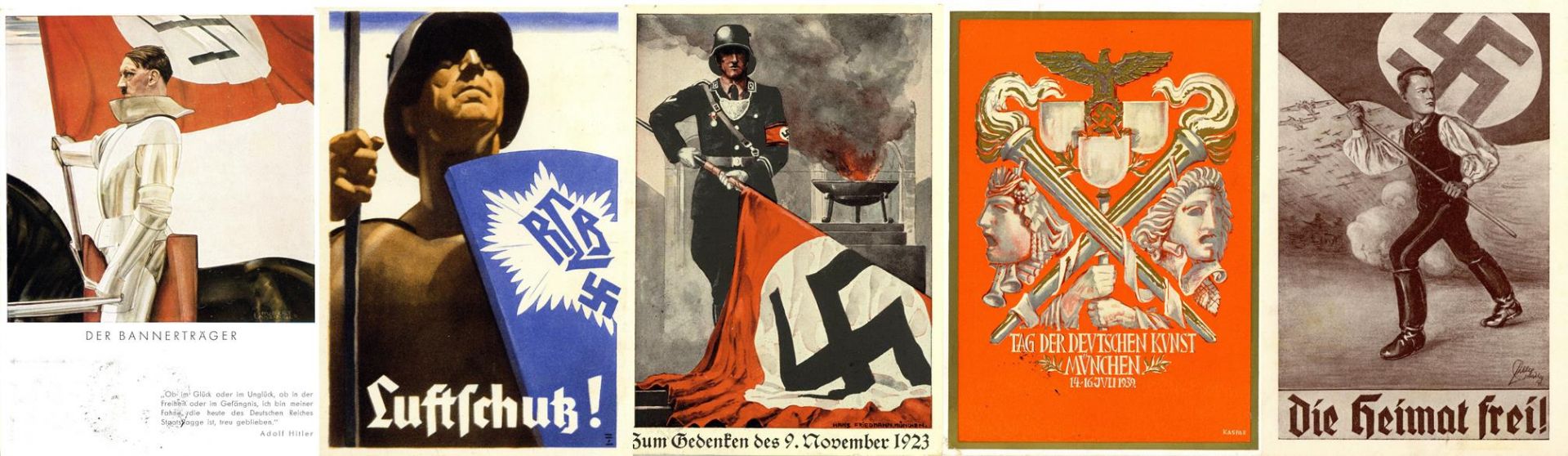 Militaer,WK II,sonstigeWK II Partie von circa 40 Ansichtskarten, teils gute Propaganda I-II